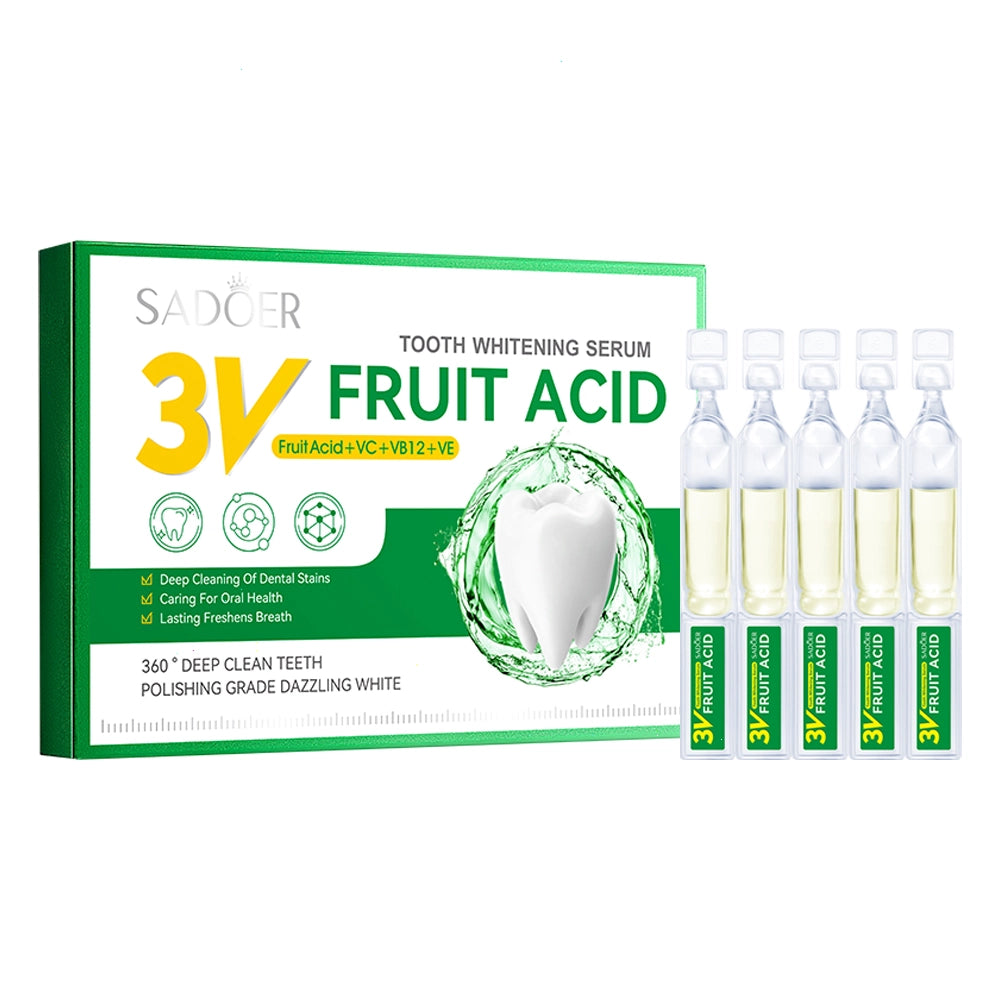 3V Fruit Acid Teeth Whitening Serum PACK OF 10