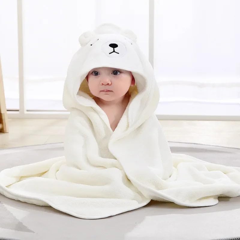 ⭐ Soft Hooded Baby Towel – Animal Design