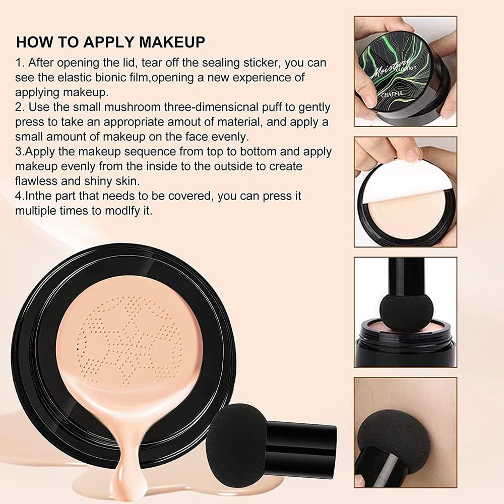 Waterproof Foundation with Brightening & Concealer Effect