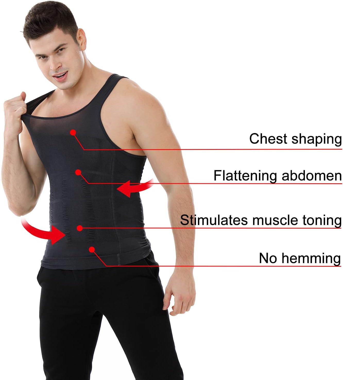 SmartFit™ Men’s Full Body Compression Shaper Vest