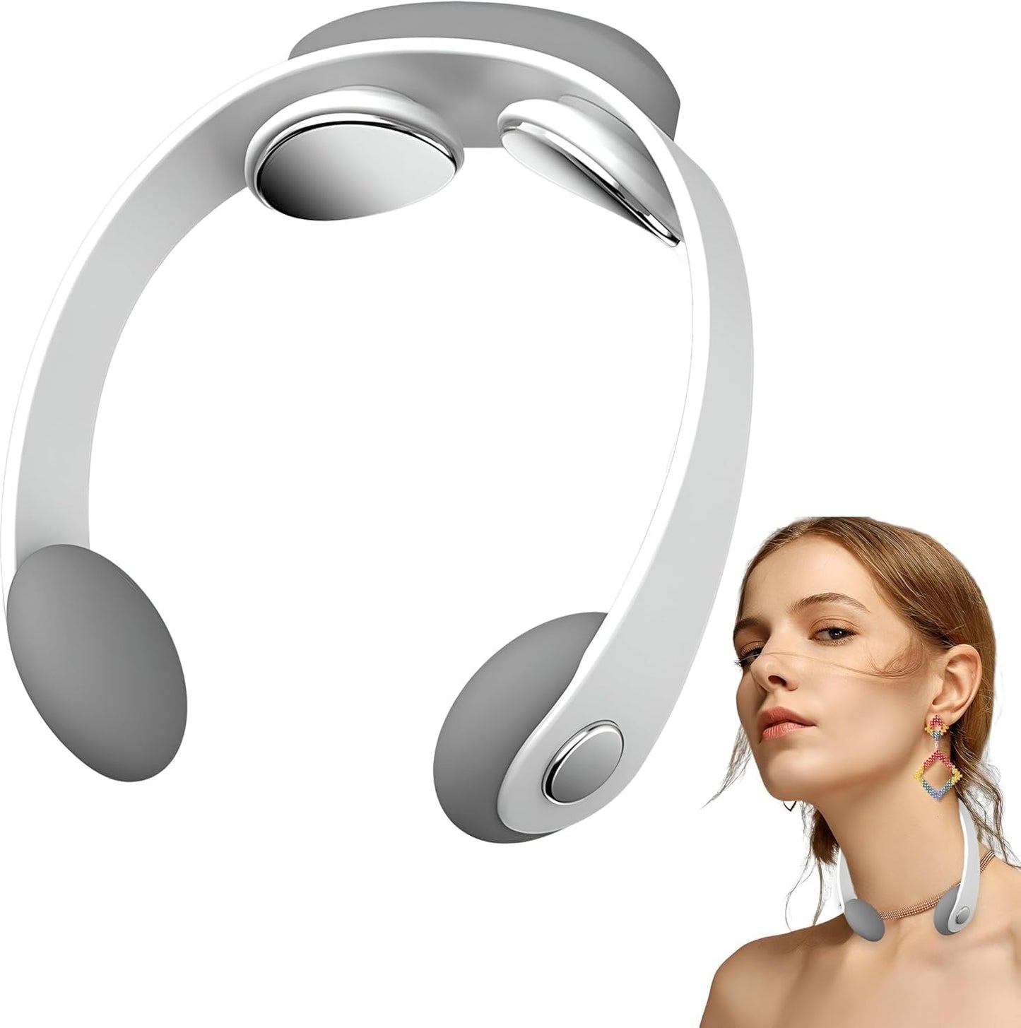 Electric Neck Massager Portable Rechargeable Pain Relief