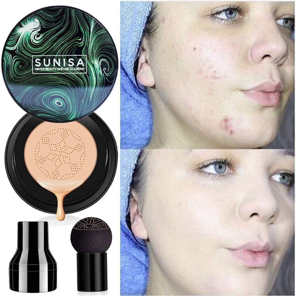 Waterproof Foundation with Brightening & Concealer Effect