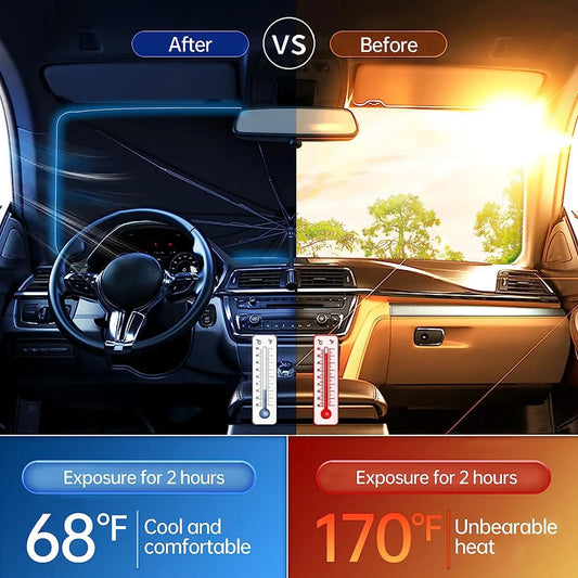 Umbrella  Foldable Car Windshield Sun Shade - BRANDIFY STORE