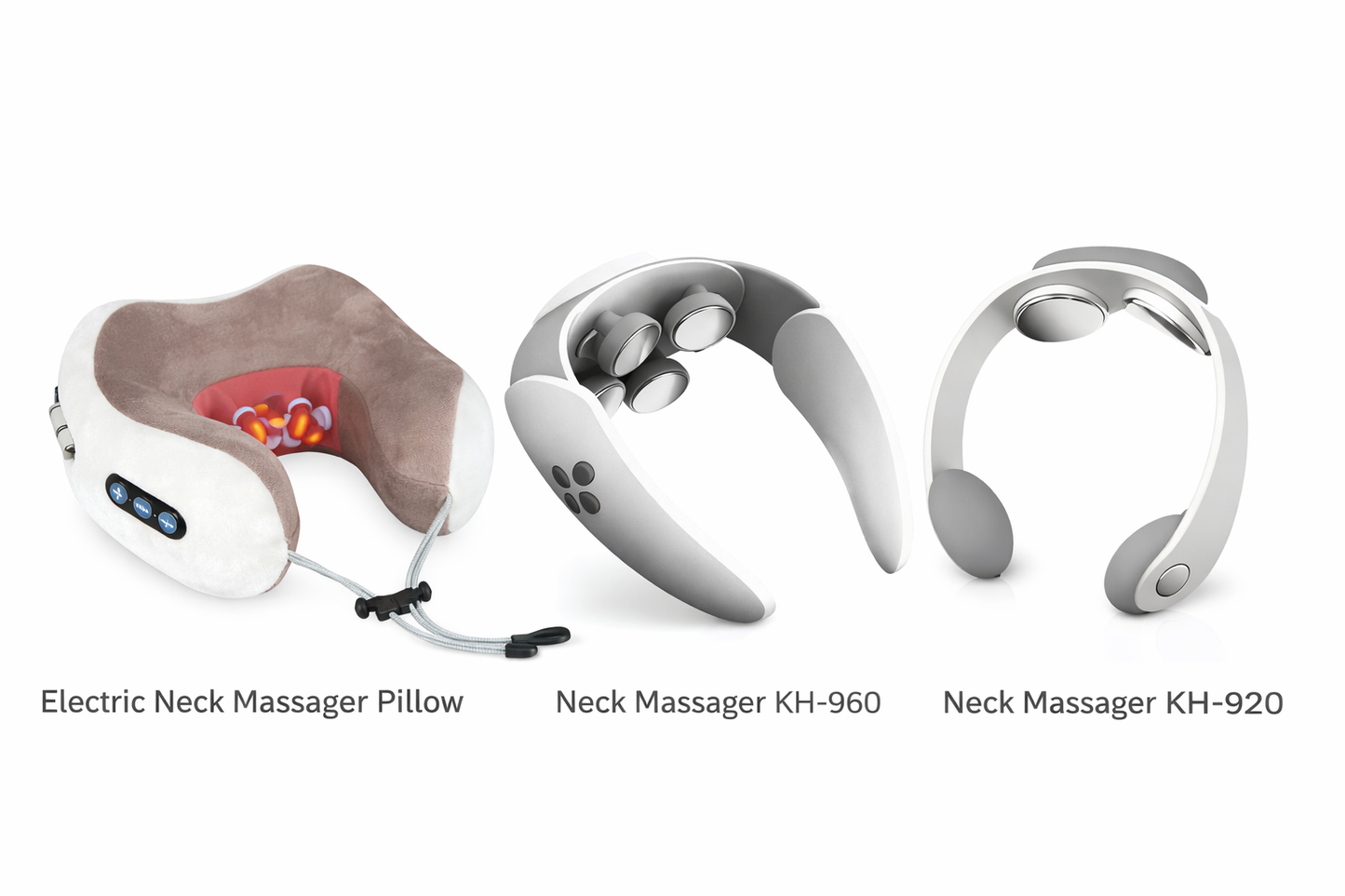 Electric Neck Massager Portable Rechargeable Pain Relief