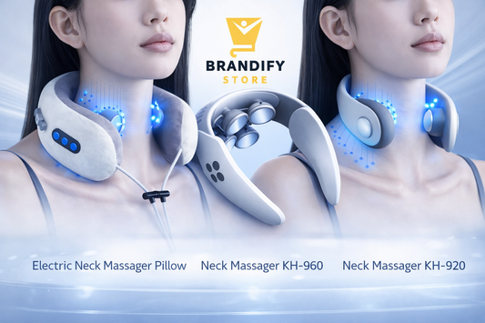 Electric Neck Massager Portable Rechargeable Pain Relief